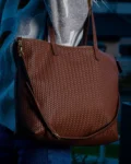 Handwoven leather bags