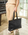 Leather Zipper Bag