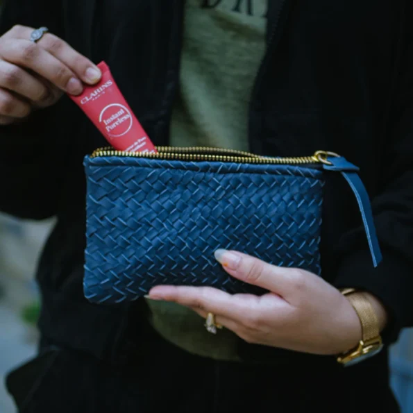 Leather Zipper Bag