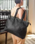 Leather Zipper Bag