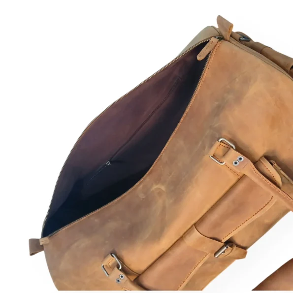 Tan Workout Duffel Bag