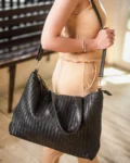 Leather Zipper Bag