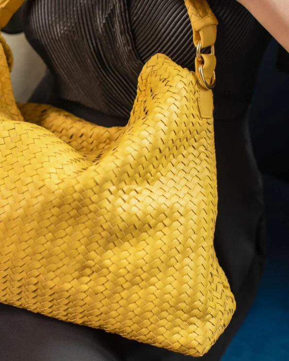 Woven Leather bag