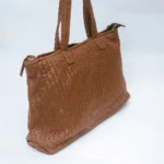 Handwoven leather bags