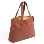 Handwoven leather bags