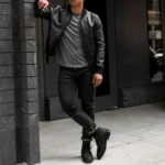leather jacket for men