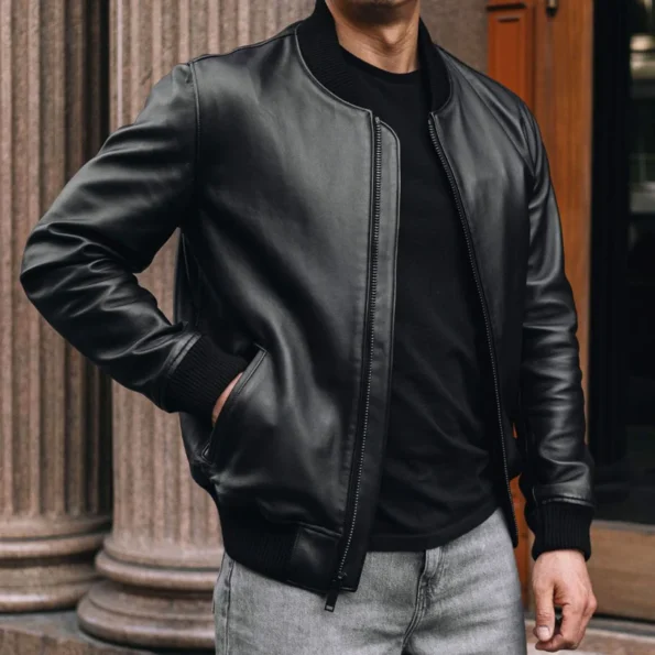 leather jacket for men