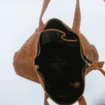 Handwoven leather bags