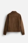 faux suede jacket for men