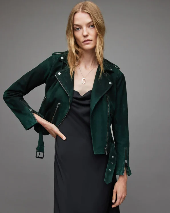 Biker Jacket with Belt