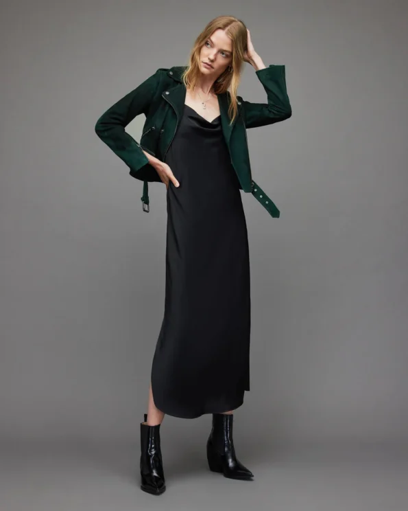 Biker Jacket – Royal Green