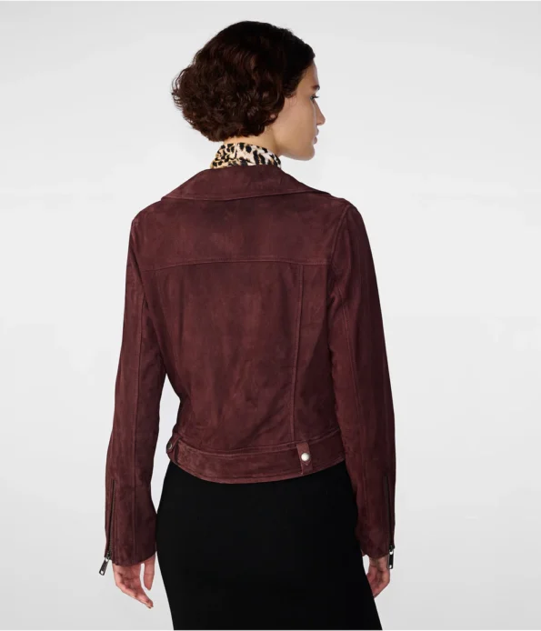 Maroon Suede Jacket