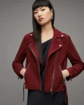 Suede Leather Biker Jacket